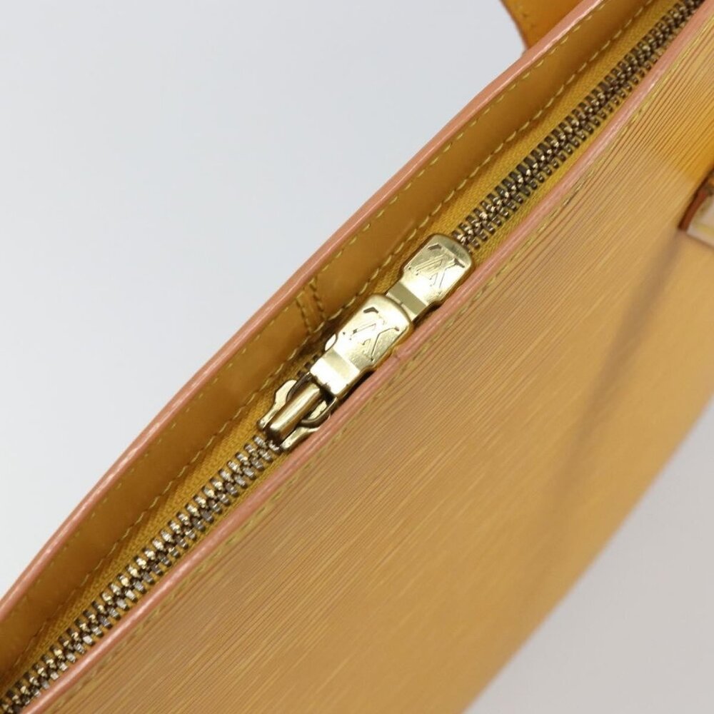 Authentic LOUIS VUITTON Epi Lussac Shoulder Bag Yellow M52289 LV - Picture 2 of 16